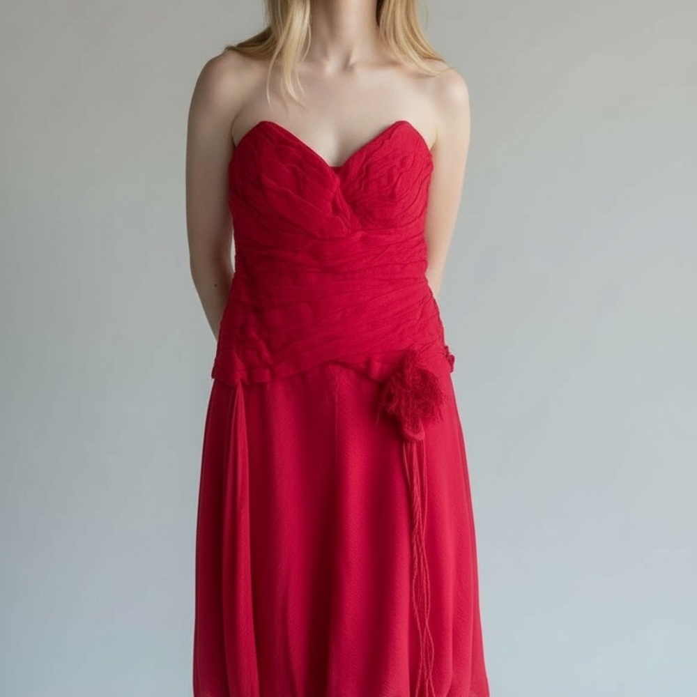 J. Mendel Paris Silk Cocktail Dress size 8